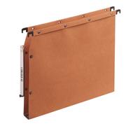 Elba Dossier suspendus pour armoire Ultimate A4 Kraft - 350 feuilles - Fond U 30 mm - Orange - Lot de 25