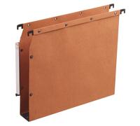 Elba Dossier suspendus pour armoire Ultimate A4 Kraft - 500 feuilles - Fond U 50 mm - Orange - Lot de 25