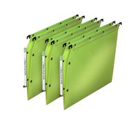 Elba Dossier suspendus pour armoire Ultimate A4 Polypropylène - 100 feuilles - Fond V - Vert - Lot de 10