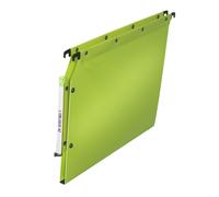 Elba Dossier suspendus pour armoire Ultimate A4 Polypropylène - 150 feuilles - Fond U 15 mm - Vert - Lot de 10