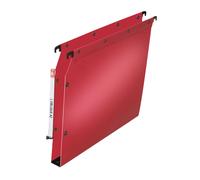 Elba Dossier suspendus pour armoire Ultimate A4 Polypropylène - 350 feuilles - Fond U 30 mm - Rouge - Lot de 10