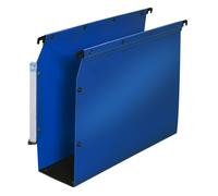 Elba Dossier suspendus pour armoire Ultimate A4 Polypropylène - 800 feuilles - Fond U 80 mm - Bleu - Lot de 10