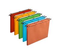 Elba Dossier suspendus pour tiroir Ultimate A4 Kraft - 150 feuilles - Fond U 15 mm - Assortis - Lot de 25