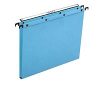 Elba Dossier suspendus pour tiroir Ultimate A4 Kraft - 150 feuilles - Fond U 15 mm - Bleu - Lot de 25