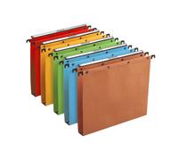 Elba Dossier suspendus pour tiroir Ultimate A4 Kraft - 350 feuilles - Fond U 30 mm - Assortis - Lot de 25