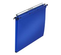 Elba Dossier suspendus pour tiroir Ultimate A4 Polypropylène - 150 feuilles - Fond U 15 mm - Bleu - Lot de 10