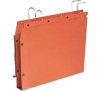 Elba - Dossiers suspendus TUB folio fond en U 30 mm orange | 25 pièces