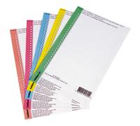 Elba Étiquette pour dossiers suspendus n°8 - pour armoires - Sachet de 10 planches