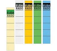 ELBA - ÉTIQUETTES POUR DOS DE CLASSEUR ''ELBA RADO''-COURT-LARGEVERT,