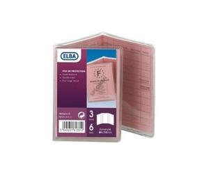 ELBA Etui transparent de protection en PVC, 74 x 108 mm,