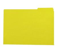 Elba Gio 400040699 Lot de 50 sous-chemises avec onglet droit, jaune