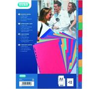 Intercalaires Neutres 24X32 12 Positions Carte Lustree 225G Assorti