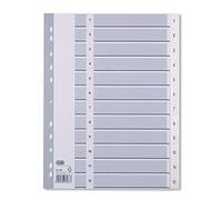 Elba Intercalaires 400013900 en plastique Strong de Line Chiffres, 1-12 1