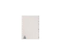 Intercalaires alphabetiques A4 18 positions carte 160g incolore