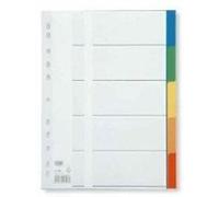 Elba Lot de 5 feuilles de papier cartonné en plastique