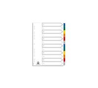 Intercalaires neutres A4+ 12 positions colore 170g blanc