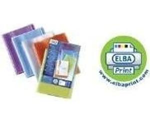 ELBA Livret de présentation POLYVISION, 100 pochettes DIN A4, en PP, 0,7 mm, transparent, avec pochette transparente sur - 8 pièces (10211079)