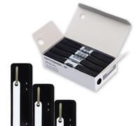 Elba Lot de 100 Bandes de classement Plastique Noir 150 x 35 mm