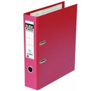 Elba Lot de 20 classeurs A4 en plastique rado plast 8 cm de large Rouge