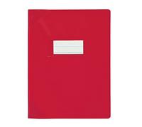 ELBA Lot de 3 Protège-cahiers PVC 150 Strong Line 17x22 cm opaque rouge