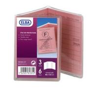 Elba - LOT DE 5 étuis de protection 3 volets, 750x110mm, idéal pour Permis de conduire