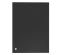 Protège-documents Oxford Memphis A3 80 vues / 40 pochettes couverture polypro noir