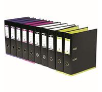 Oxford Classeurs à levier Mycolour - dos 80 mm - noir - lot de 10