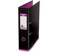 Elba Classeur à levier MyColour A4 Noir et Rose