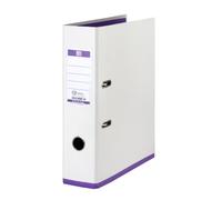 Oxford Classeur à levier MyColour polypropylène A4 80 mm Blanc et Violet Lot de 1 pièce