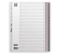 Elba Paquet De 31 Intercalaires Numériques A4xl - Polypropylene12/100 - Gris