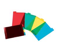 ELBA Paquet de 4 intercalaires personnalisables A6 - PVC - 12/100