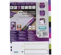 Elba Plastique Tab Intercalaires 1 Register