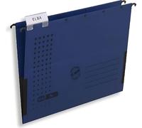 ELBA Pochette à suspendre chic ULTIMATE, DIN A4, bleu foncé fermée sur le côté, Canson- extrêmement résistant - 25 pièces (85743 DB)