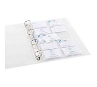 Elba Pochette Pour Cartes De Visite, Format A4, Pp, 0,09 Mm