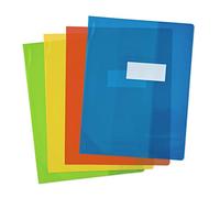 Elba Protège-cahier 17 x 22 cm Transparent Assortis Lot de 50