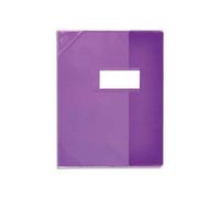 ELBA Lot de 3 Protège-cahiers PVC 150 Strong Line 24x32 cm opaque Violet