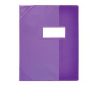 Elba Protège-Cahier Pvc 150 Strong Line 24x32 Cm Translucide Violet