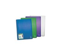 Elba Protège-Documents 2nd Life En Polypropylène Translucide. 40 Pochettes, 80 Vues. Coloris Assortis