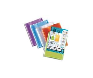 Elba Protège Documents Personnalisable Transparence Perso 200 Vues, 100 Pochettes. Coloris Assortis