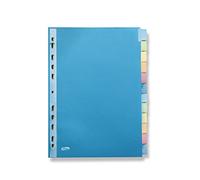 Elba School life Intercalaire 12 positions A4 Couleurs Assorties
