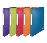 Elba School Life Lot de 10 Boites de Dos 25 mm 24 x 32 cm Couleurs Assortis