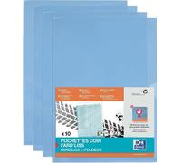 ELBA Sichthllen DIN A4 Fard'Liss, PVC 0,18 mm, blau