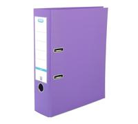 Classeur à levier Oxford plastique dos 8 cm A4 - lavande