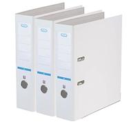 Elba Smart Pro Lot de 3 chemises A4 8 cm de large Plastique extérieur Blanc
