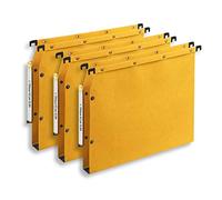 Dossier suspendu kraft pression L'Oblique AZ fond 3 cm pour armoire - jaune