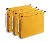 Elba Ultimate Carte Kraft Lot de 25 Dossiers Suspendus pour Armoire A4 Fond 50mm Jaune