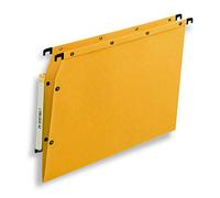 Elba Ultimate Carte Kraft Lot de 25 Dossiers Suspendus pour Armoire A4 Fond en V Jaune