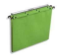 Elba Ultimate Carte Kraft Lot de 25 Dossiers Suspendus pour Tiroir A4 Fond 15mm Vert