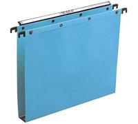 Elba Ultimate Carte Kraft Lot de 25 Dossiers Suspendus pour Tiroir A4 Fond 30mm Bleu