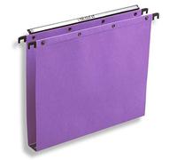 Elba Ultimate Carte Kraft Lot de 25 Dossiers Suspendus pour Tiroir A4 Fond 30mm Lilas